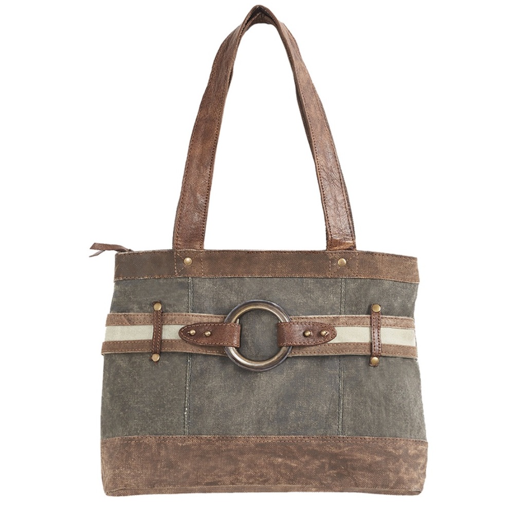 NWOT Mona B Canvas Purse Rowen Shoulder Bag